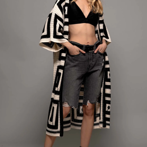 Geo Knit Cardigan