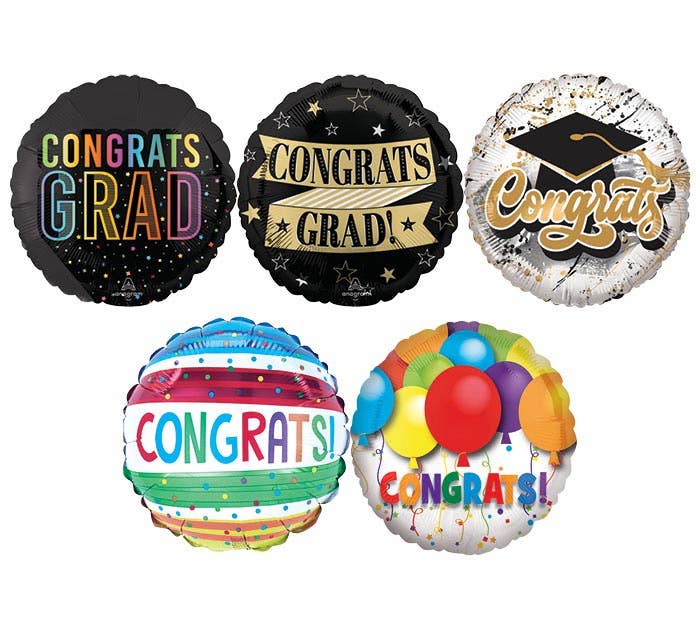 9" Air Filled Pre Grad/Congratulations Assortment