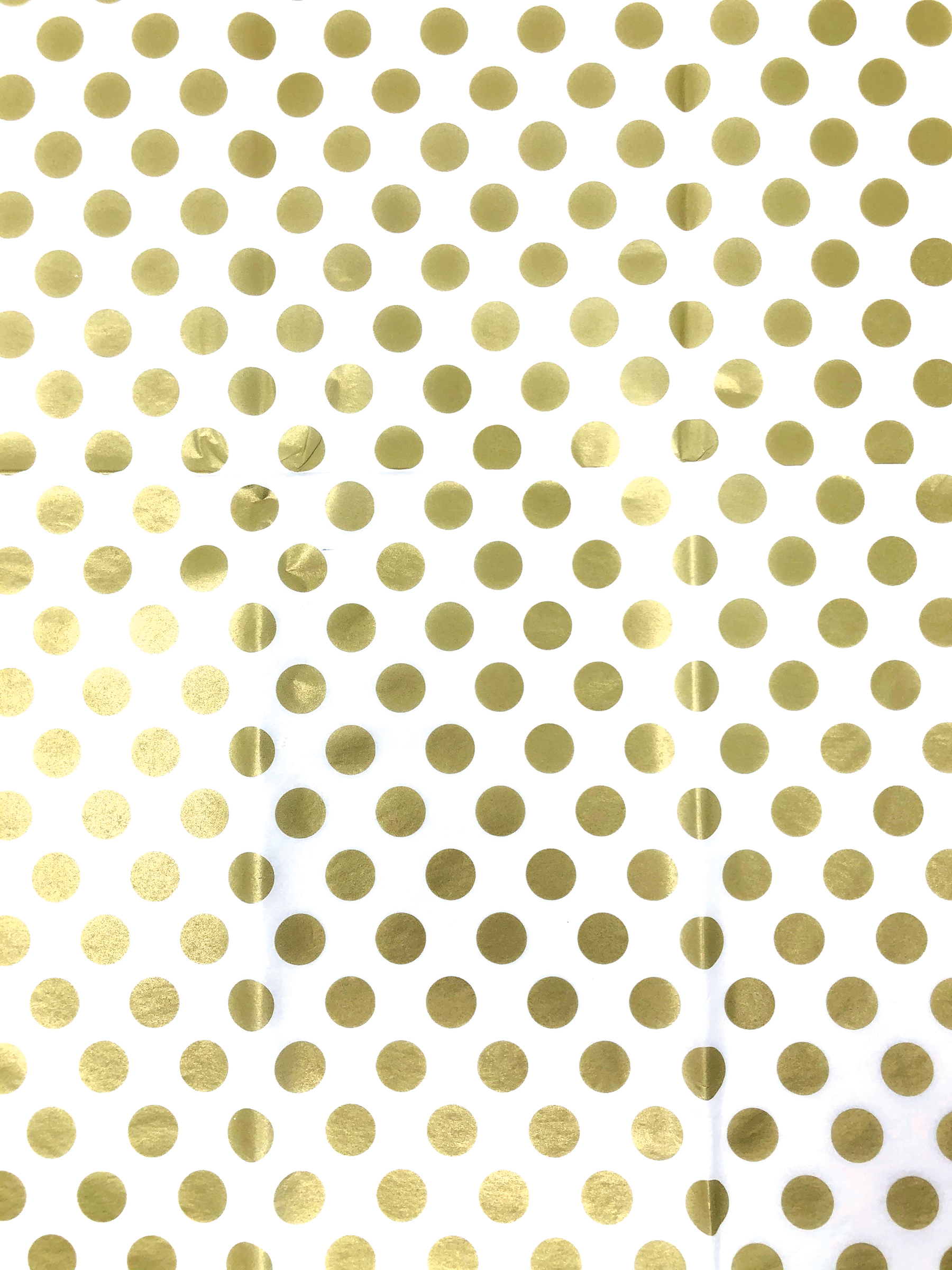 Gold Dots Tissue Paper Boutique