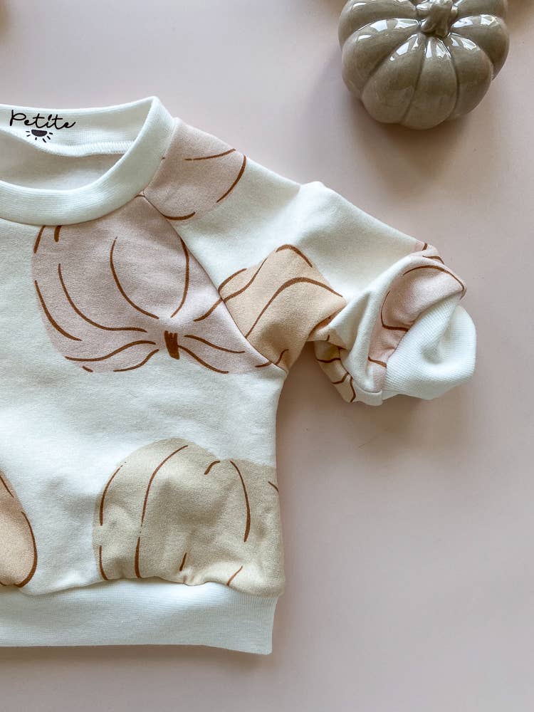 Halloween cotton sweater / big pumpkins