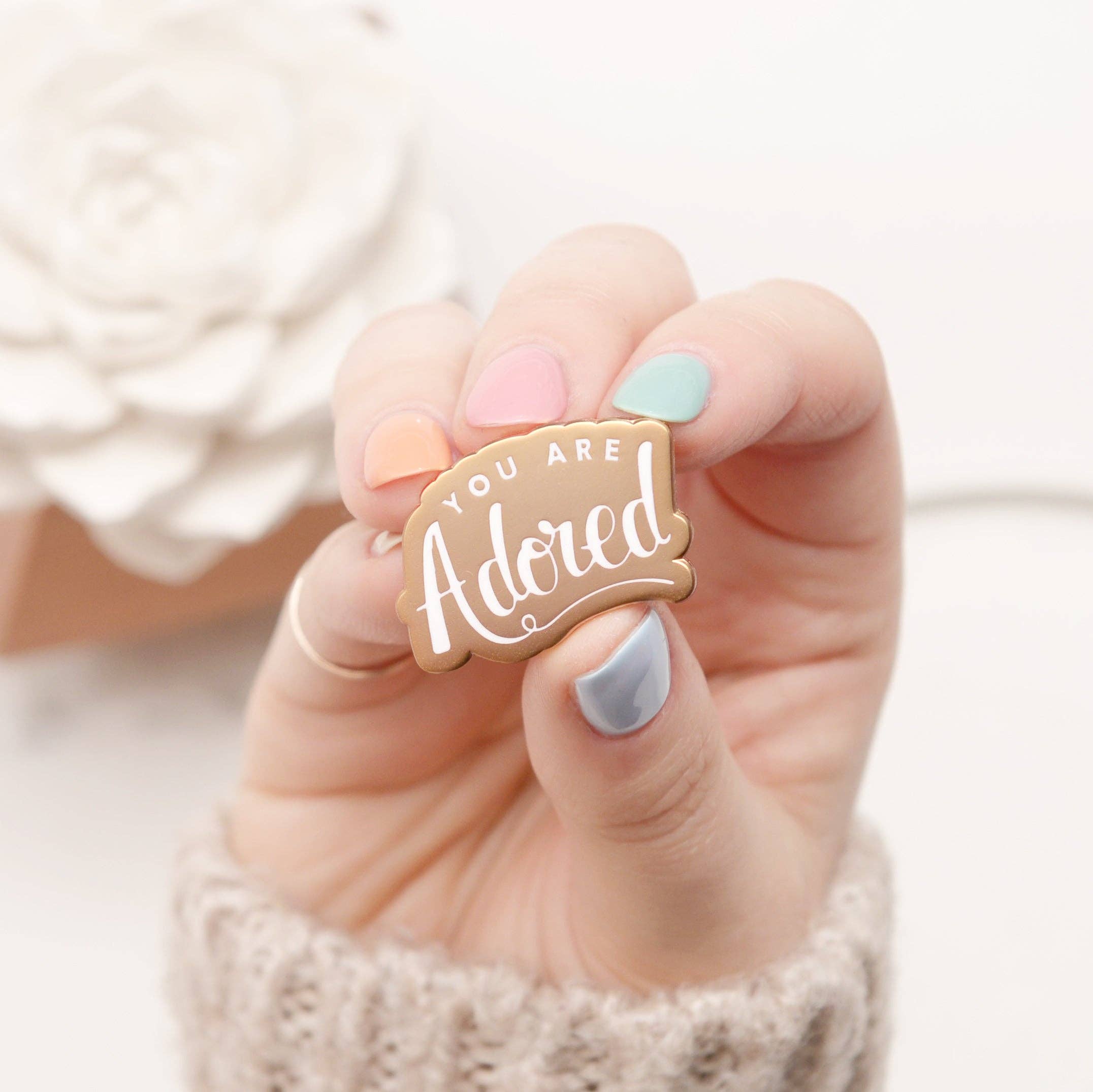 You are Adored - Enamel Pin