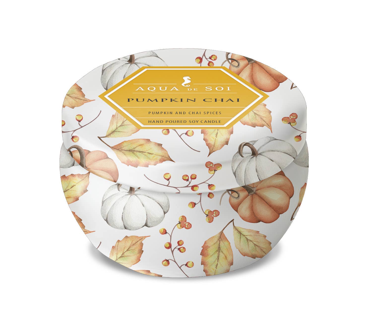 Pumpkin Chai  9oz Aqua De SOi Tin Candle
