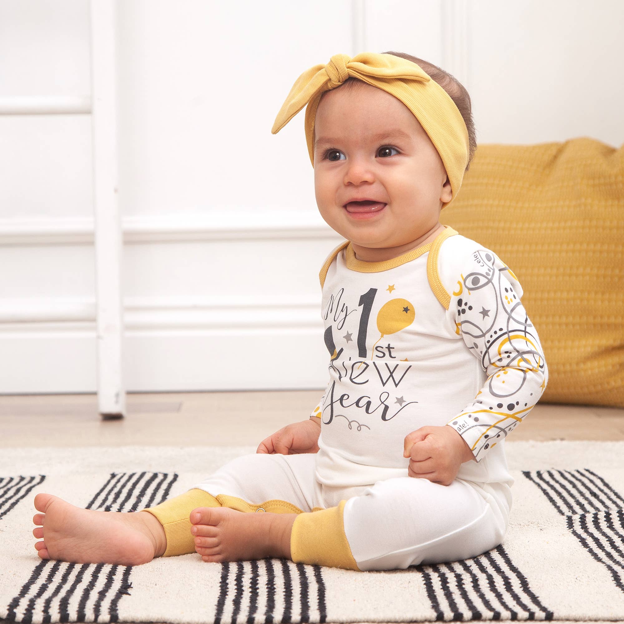 Baby's "My 1st New Year" Bamboo Romper