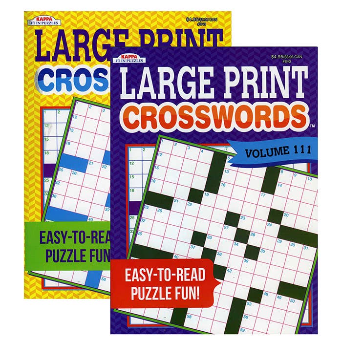Kappa Large Print Crosswords
