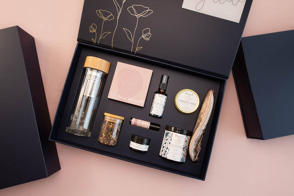 Brigid Box, luxury self care kit, self care box, gift box