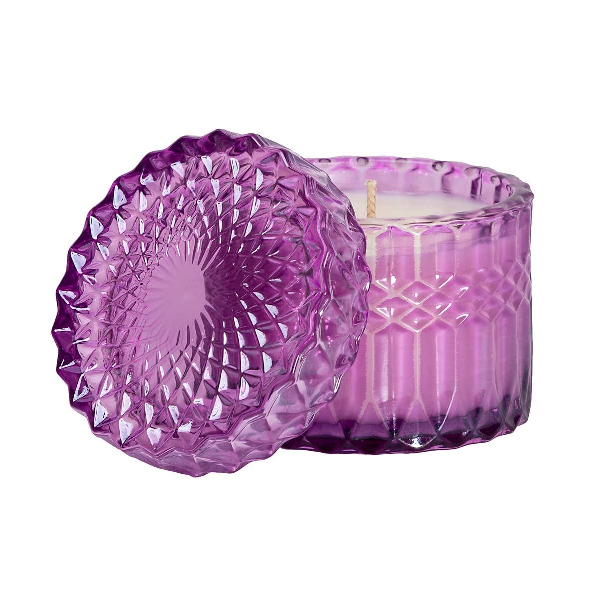 Spa Holiday 8oz Petite Shimmer Candle(Purple)