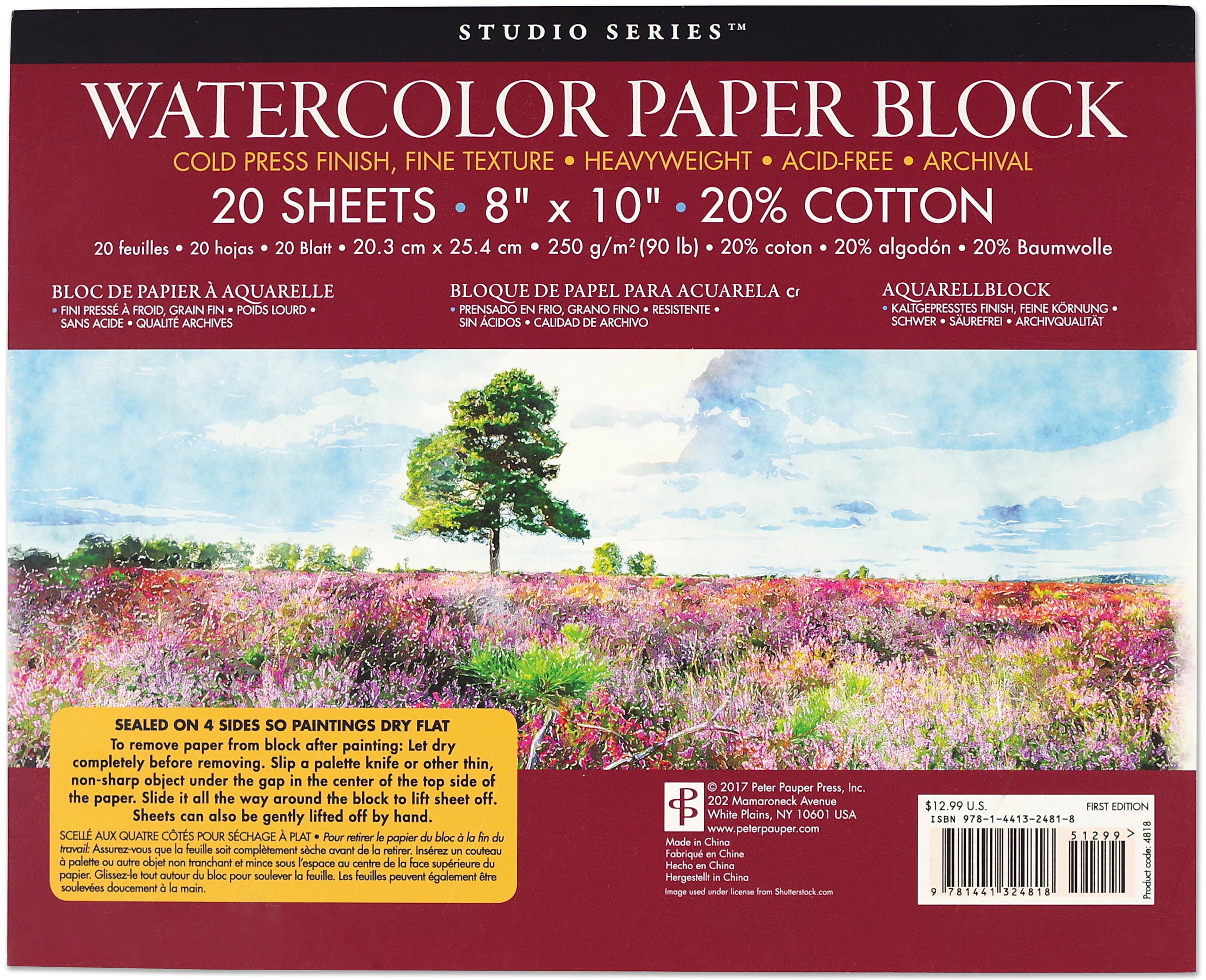 Studio Series Watercolor Paper Block
