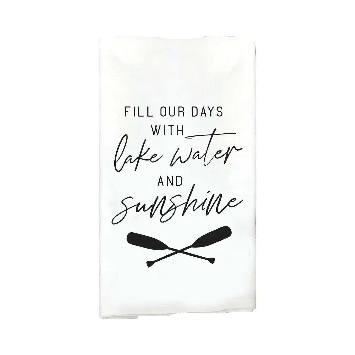 Lake Water And Sunshine Towel