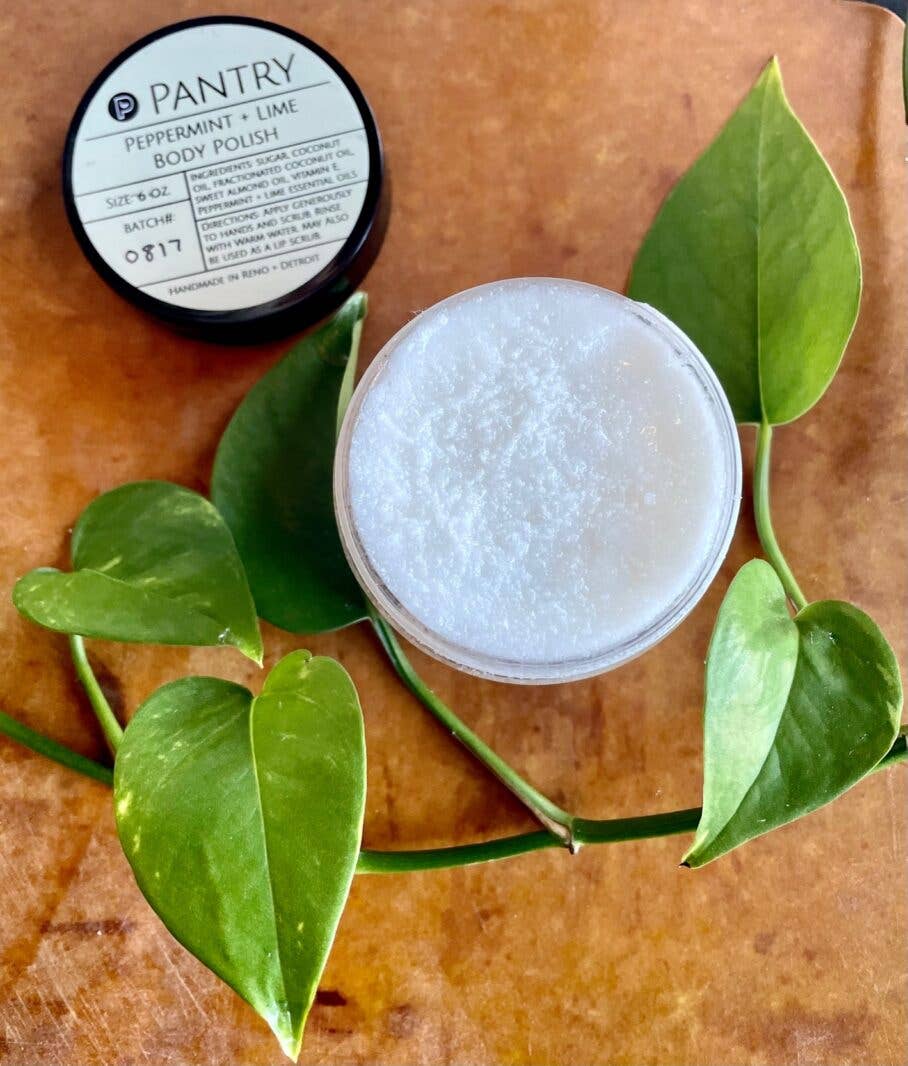 Peppermint + Lime Body Polish - Exfoliating Sugar Scrub