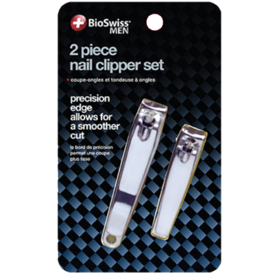 Set of 2 Nail Clippers BIOSWISS
