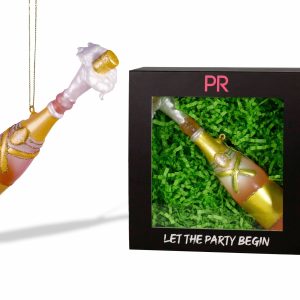 Party Rock | Champagne Glass Ornament