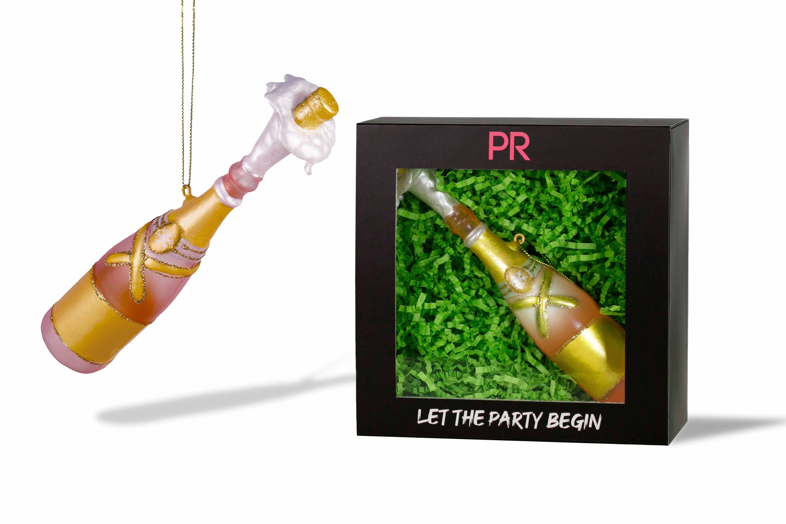 Party Rock | Champagne Glass Ornament