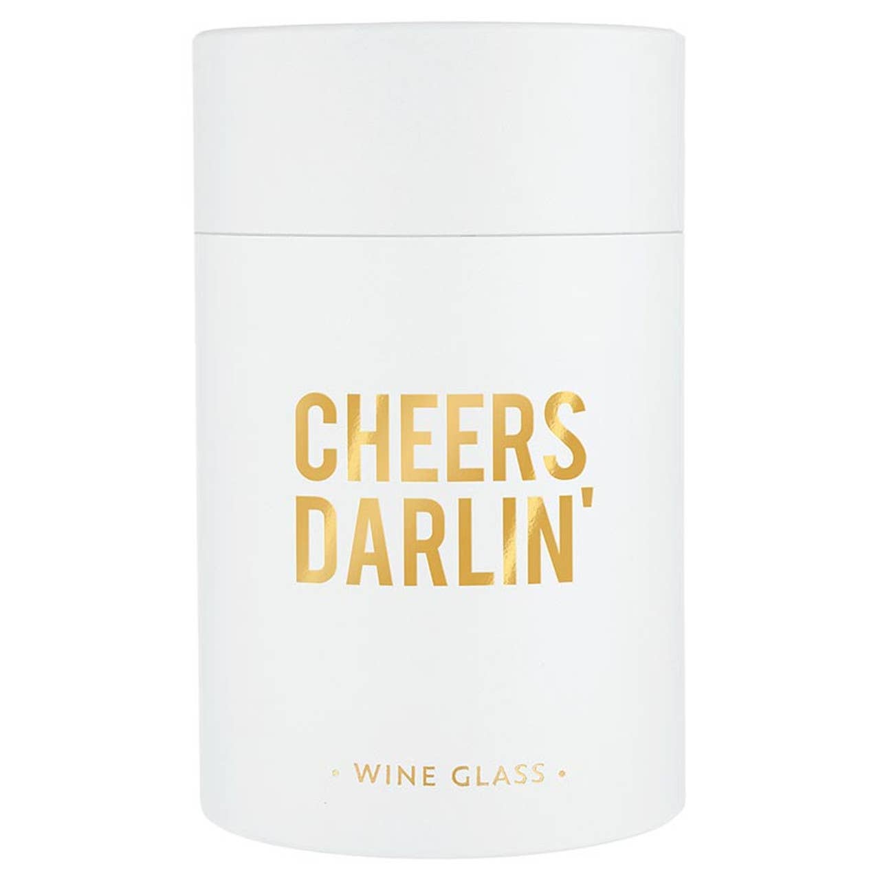 Stemless Wine Glass - Cheers Darlin'