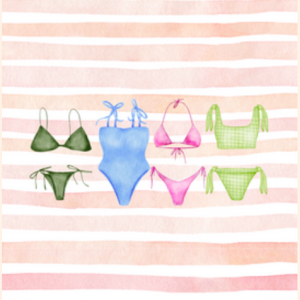 Summer Bikinis Greeting Card