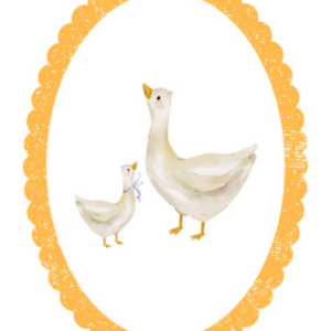 Mom and Baby Duck Greeting Card