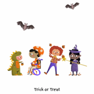 Trick or Treat Greeting Card