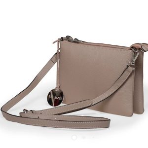 Moda Endrizzi Borsetta 2 Zipper - Pink/Nude