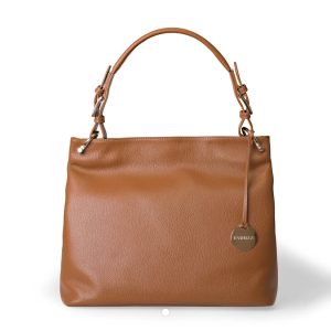 Moda Endrizzi Ragazza Hobo Handbag - Tan