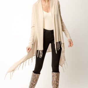 Fringed Cardigan