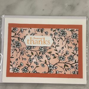 Handmade Many Thanks Card