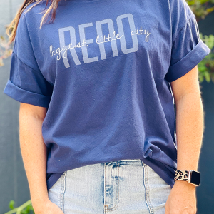 Women's Oversized Basic Tee - Reno