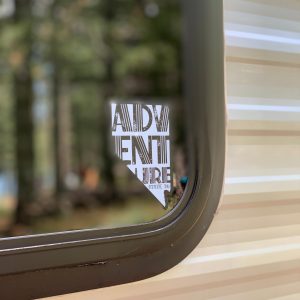 NV Adventure Decal - White