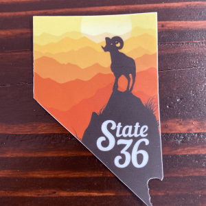 Bighorn Sunset Decal