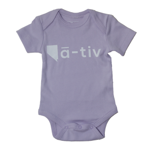 Baby Short Sleeve Onesie - Native - Lilac