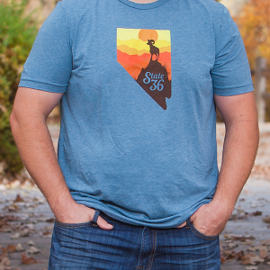 Tri-blend Short Sleeve Tee - Bighorn Sunset