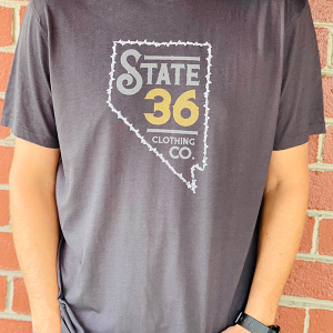 Bamboo Tee - Barbed Wire Nevada