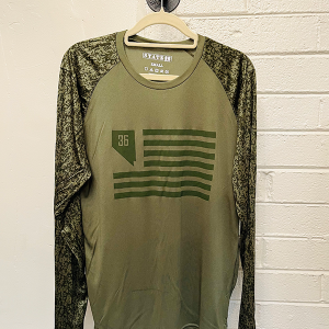 Performance Camo Long Sleeve - NV Flag