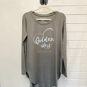 Women's Round Neck Long Sleeve - Golden West