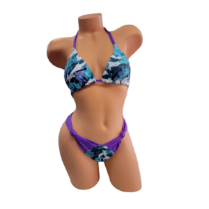 Purple Paisley Triangle Top