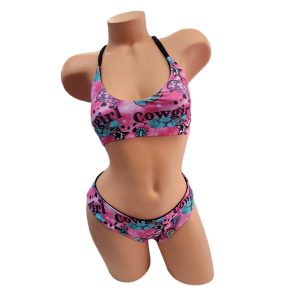 Black-Turquoise Cowgirl Sierra NV Top