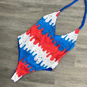 Sprinkle Drip Thong One Piece