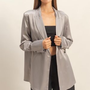 Satin Blazer