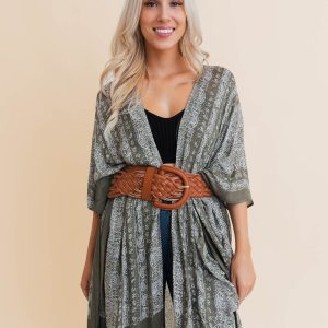 Braided Leather Belt