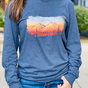 Longsleeve Triblend Tee - Sunset