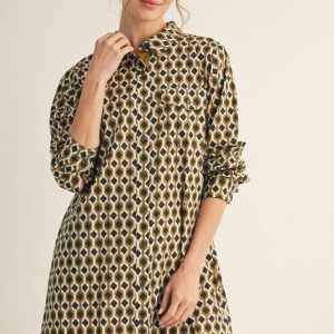 Geo Print Dress