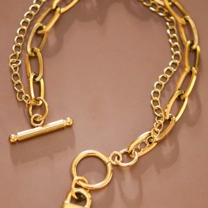 Lock Charm Bracelet