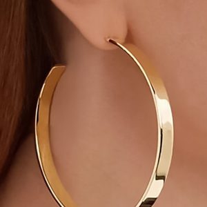 Bold Flat Hoops