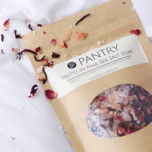 Pretty In Pink Sea Salt Soak  - Hibiscus Jasmine Bath Salt