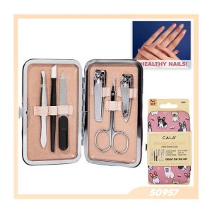 Manicure Set with Travel Case Dog Print