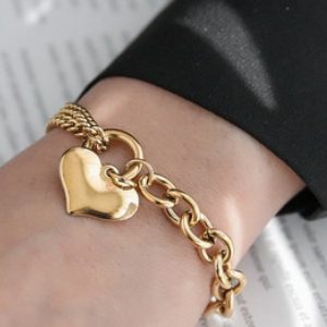 Heart Charm Bracelet