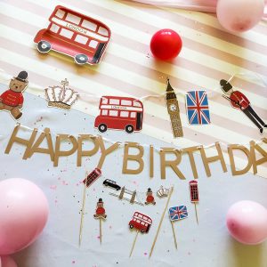 Happy Birthday Banner Neutral