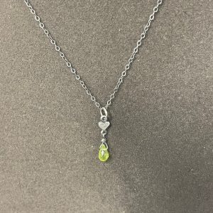 Peridot Sterling Silver Necklace