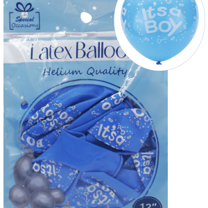 "It's a Boy" Blue Latex Party Balloon