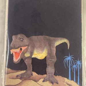 3D Dinosaur Card