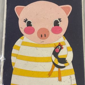 3D Pig Card