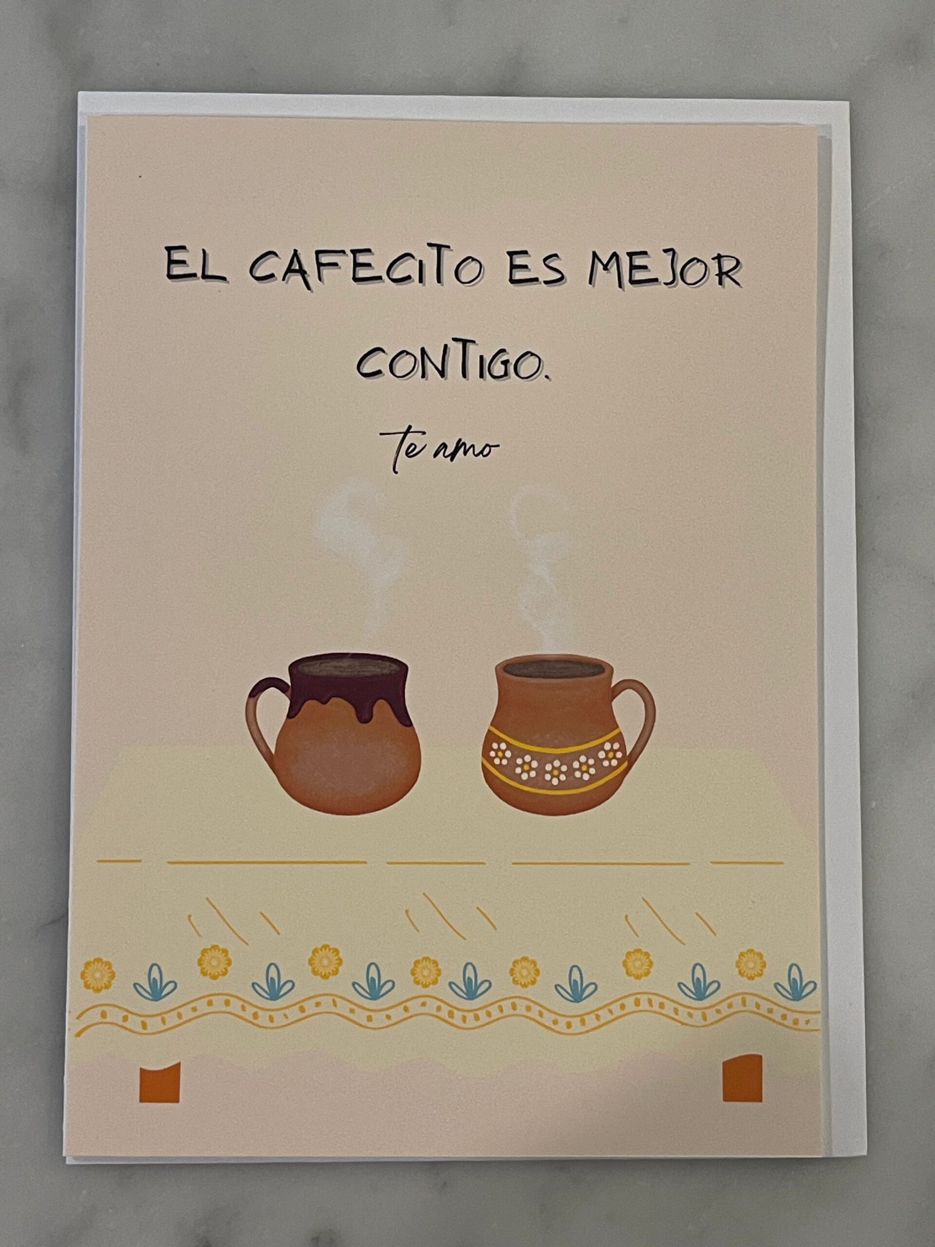 El Cafecito Es Major Contingo Card